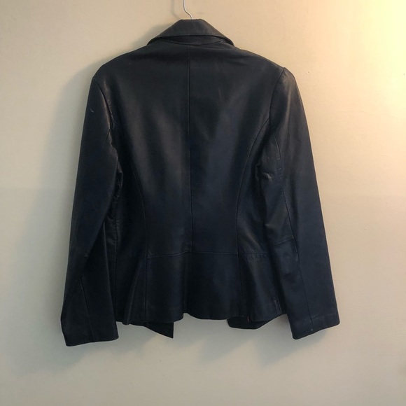 Nicole Miller leather jacket - Picture 3 of 9